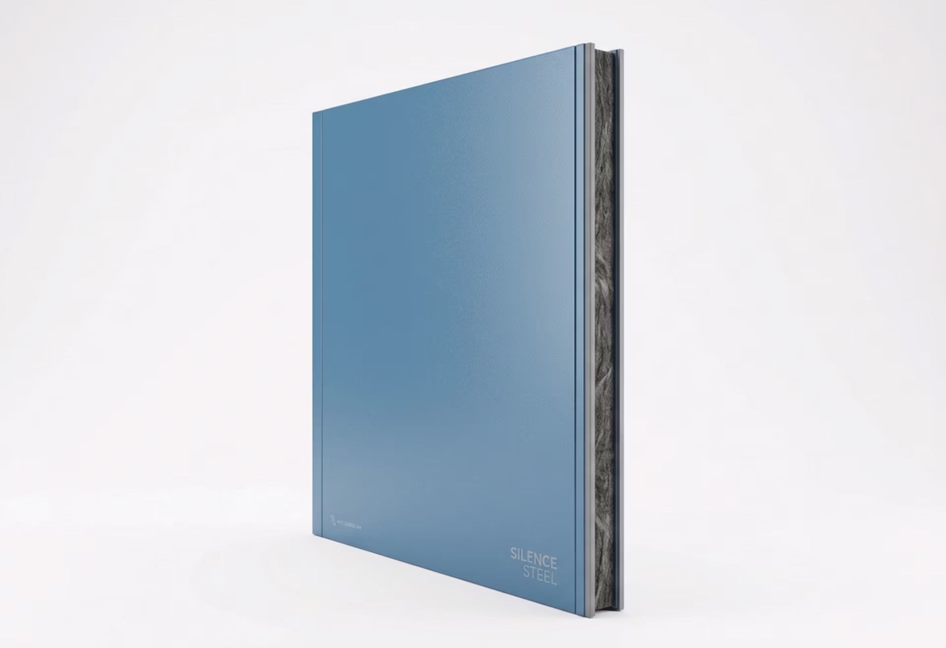 Acoustic partition steel panel