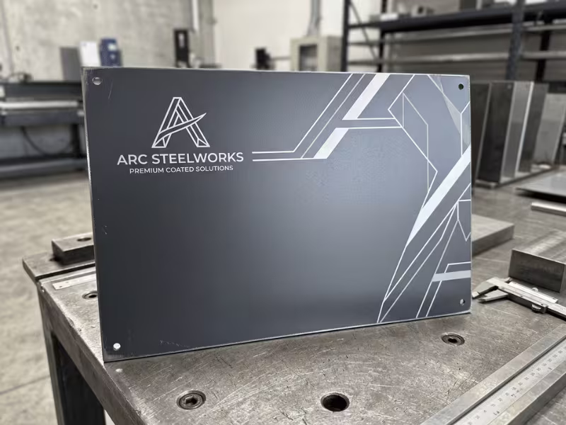 Logo and graphic steel
