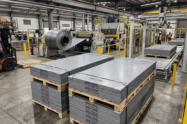 Logo steel cut sheets