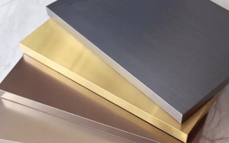 Matte low gloss steel panel