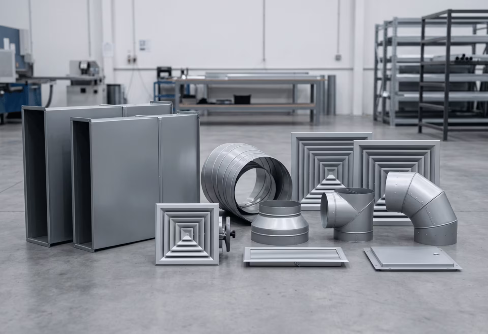 PCM ductwork components