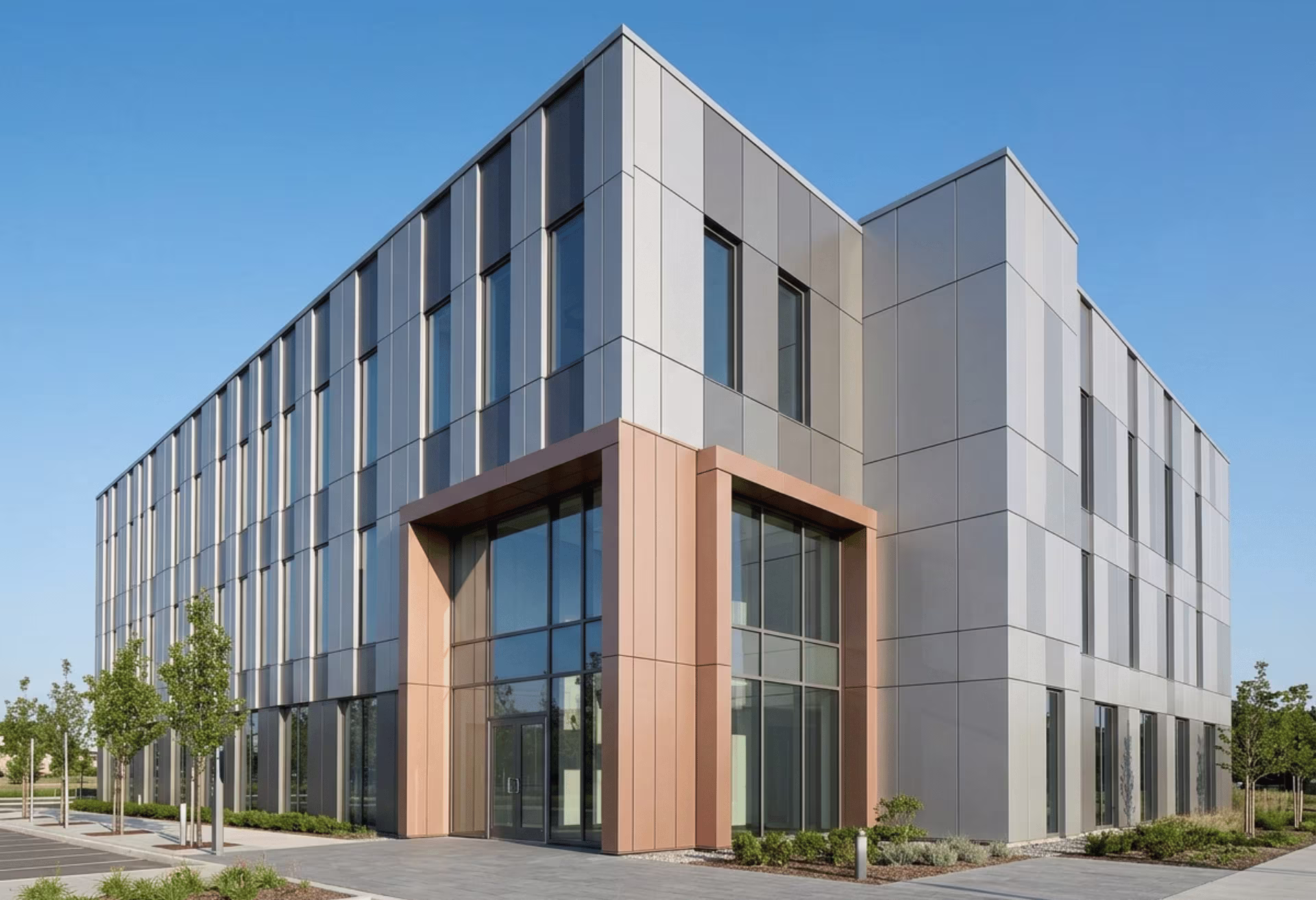 PPAL facade cladding on modern building