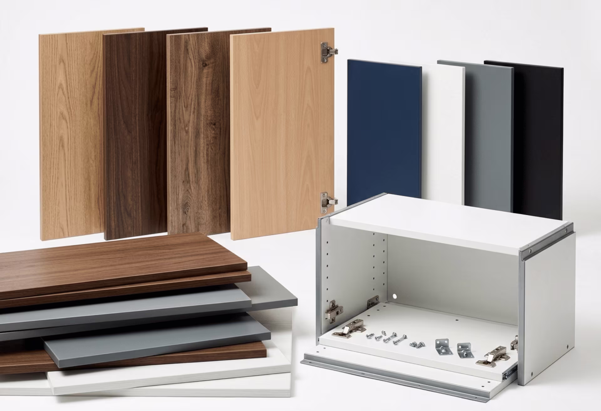 PVC cabinet steel surfaces