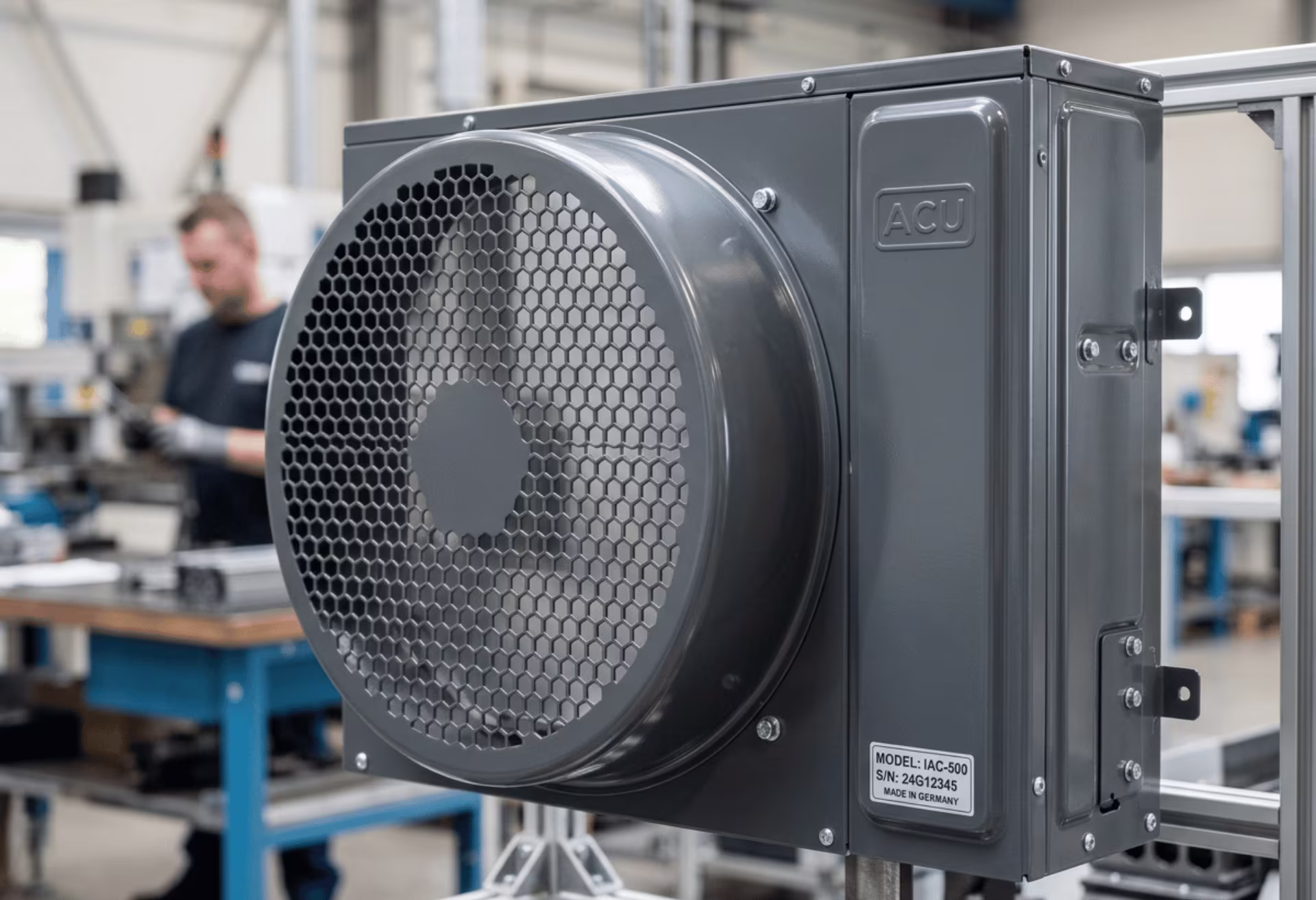 AC fan cover steel