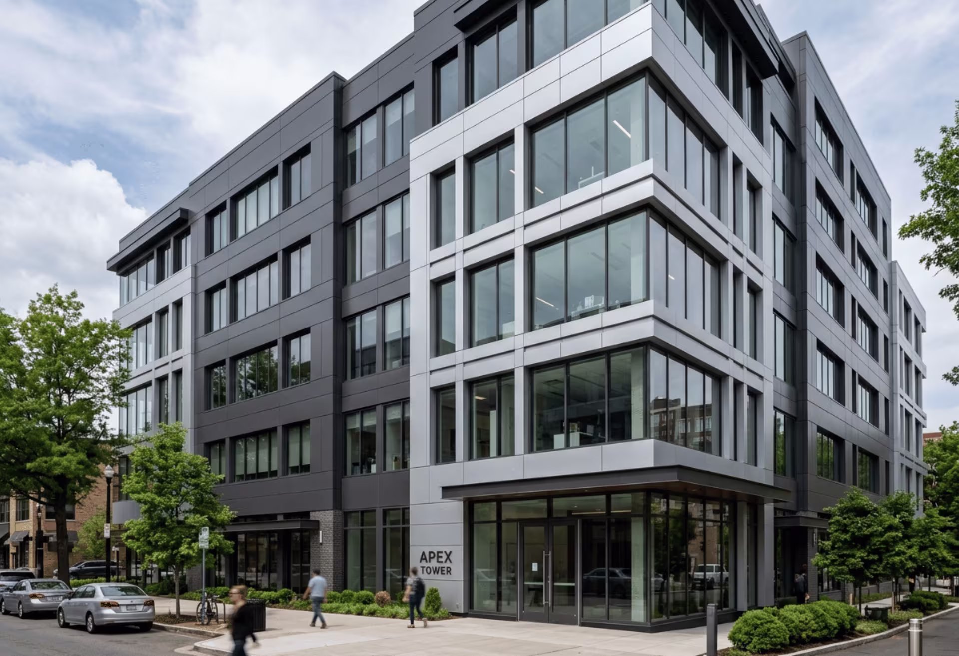 Aluminum facade panels