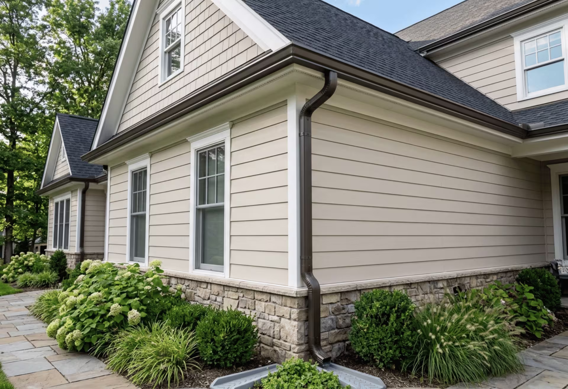 Aluminum gutters