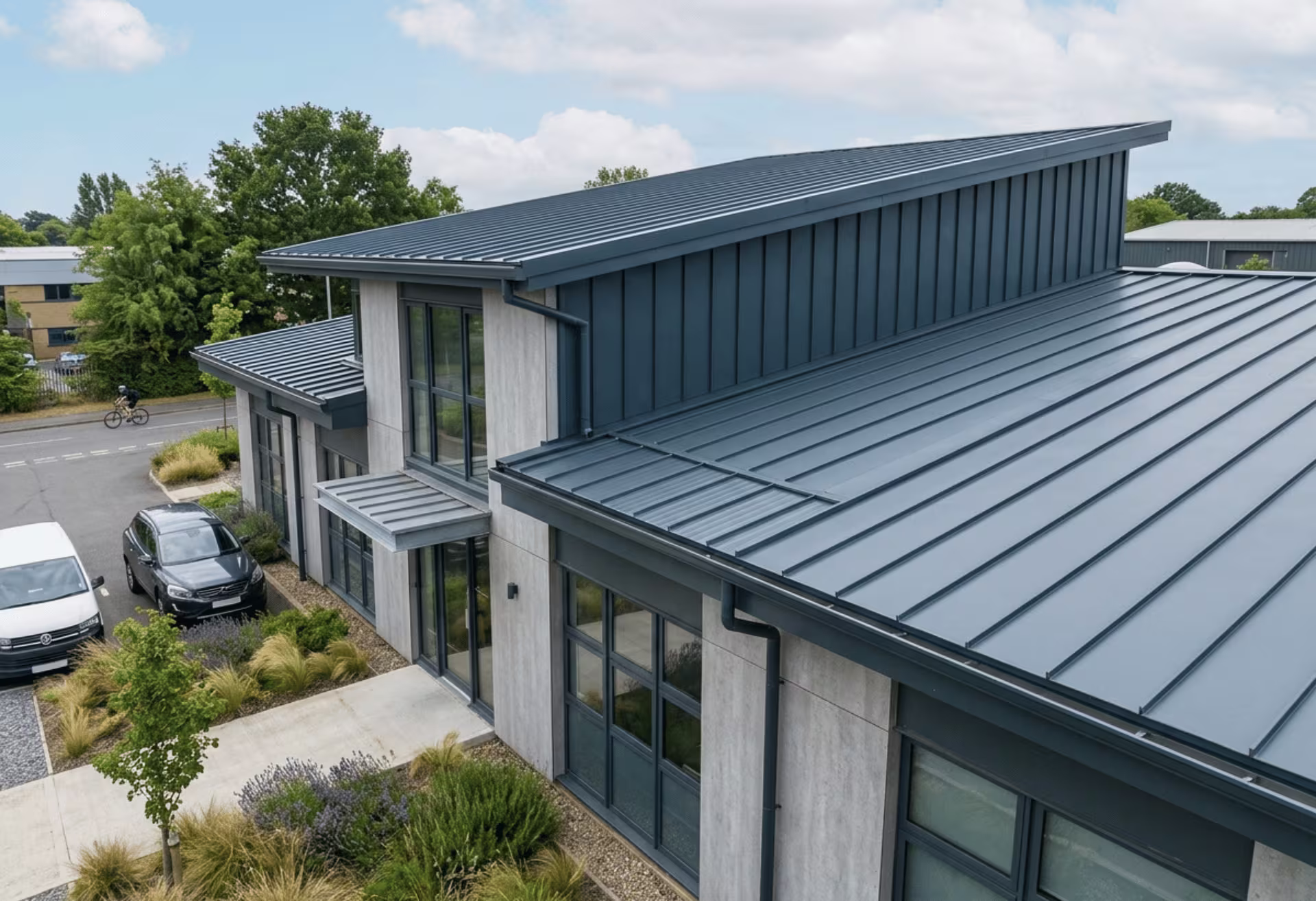 Aluminum metal roofing