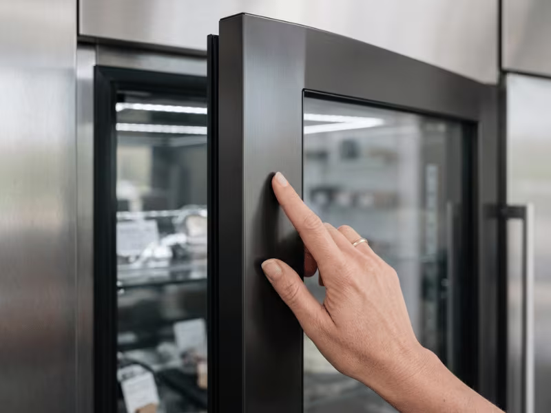 Anti fingerprint cabinet surface