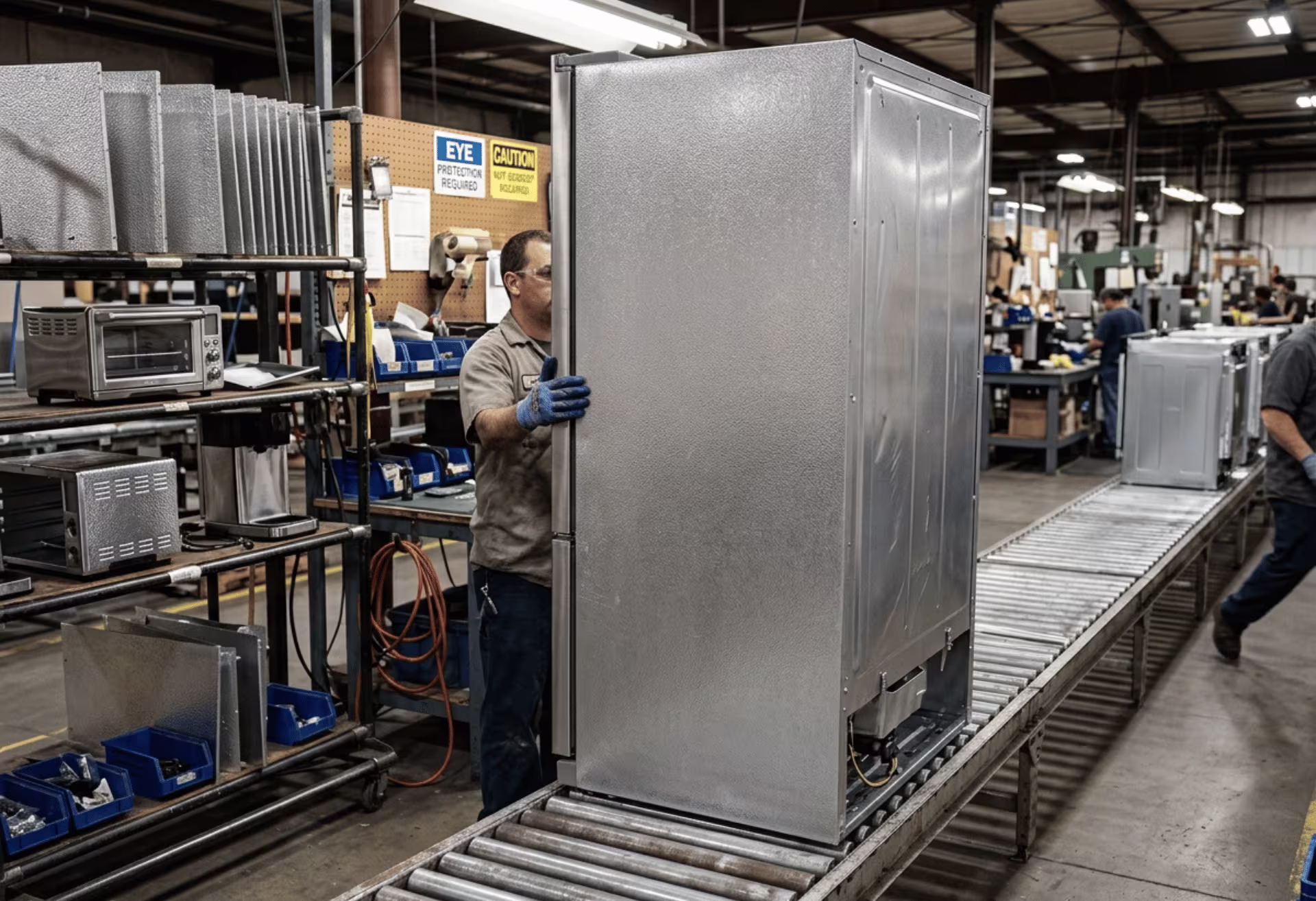 Appliance aluminum panel