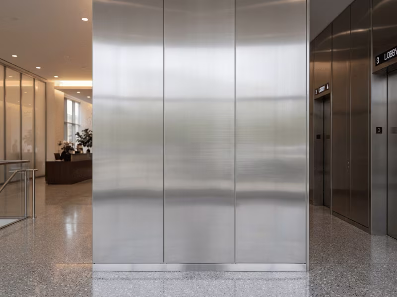 Brushed wall panels