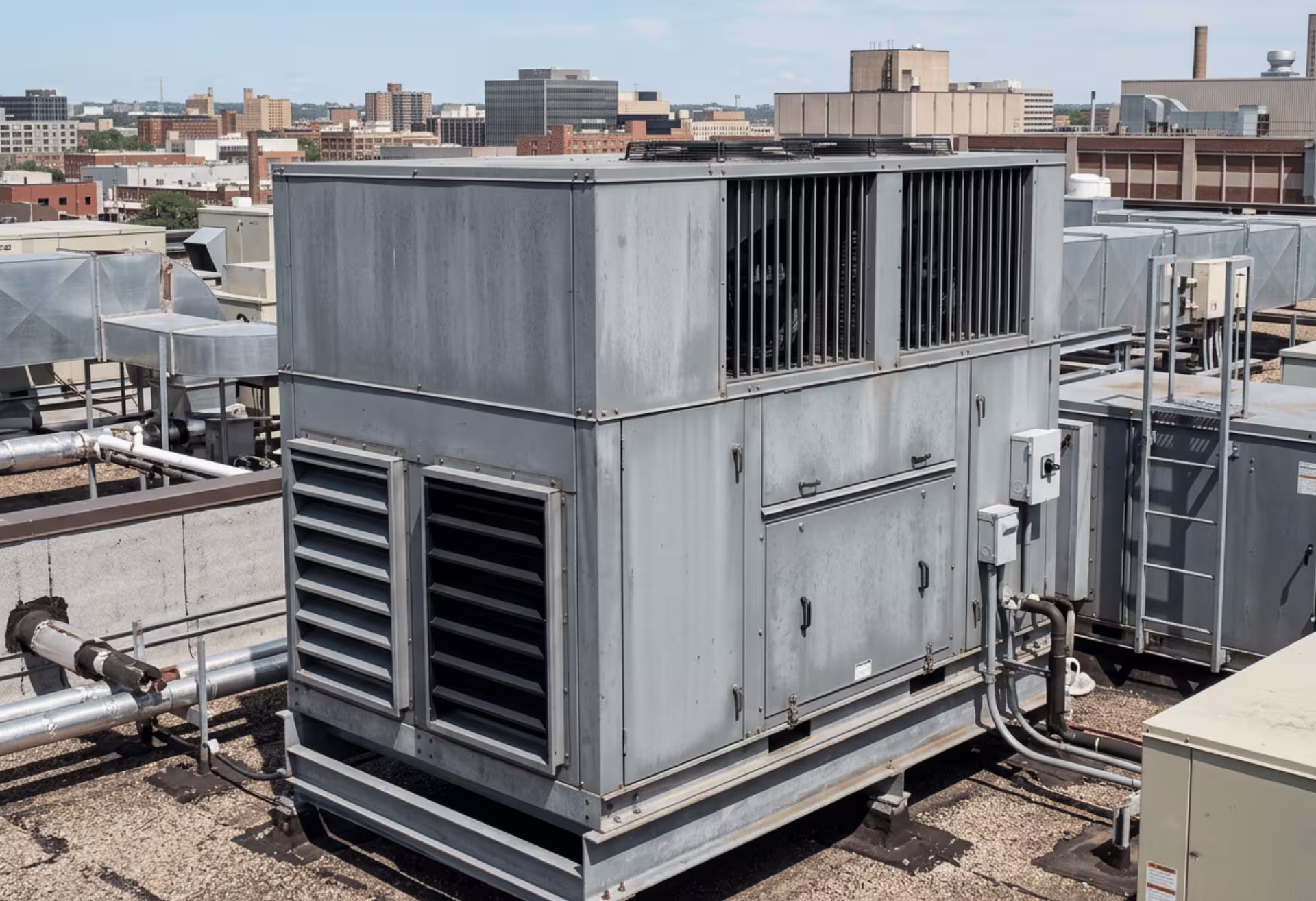 Commercial AC housing steel