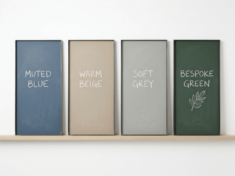 Custom color chalkboard steel