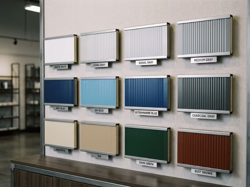 Custom color panel skins
