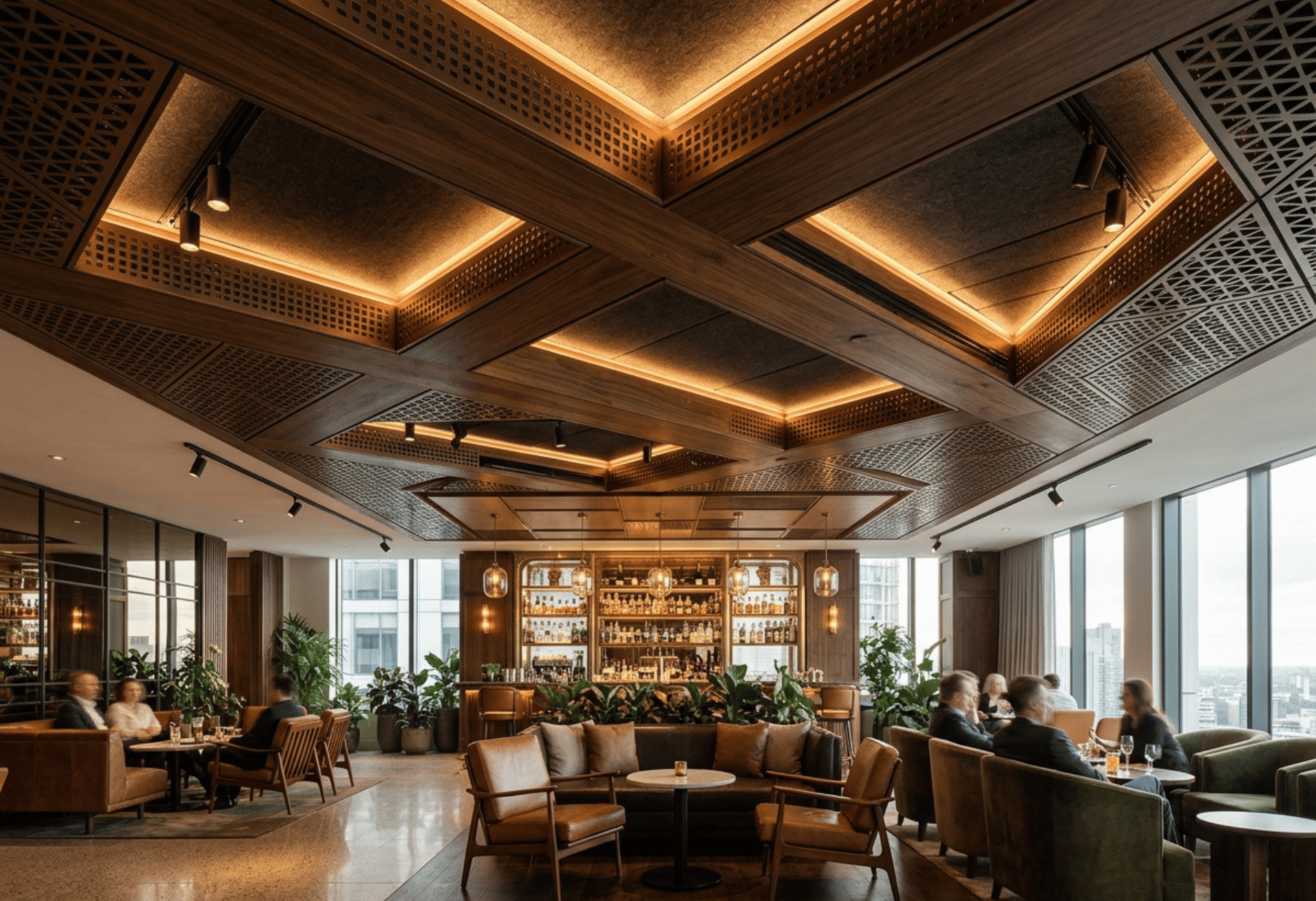 Decorative ceiling panels