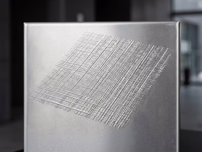 Fine texture aluminum