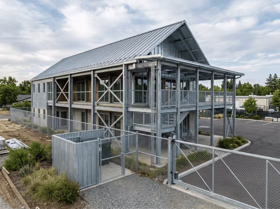Galvanized steel outdoor applications