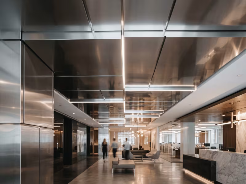 Gloss ceiling panels