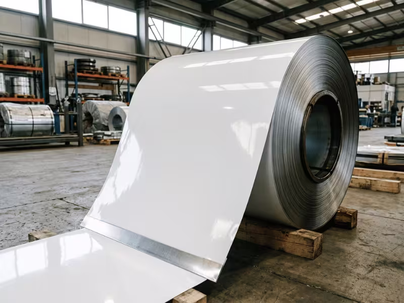 High gloss PET steel coil