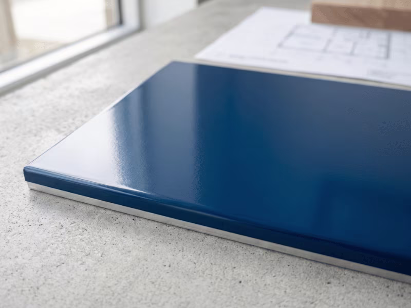 High gloss aluminum