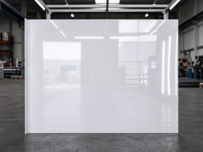 High gloss reflective PPAL steel sheet