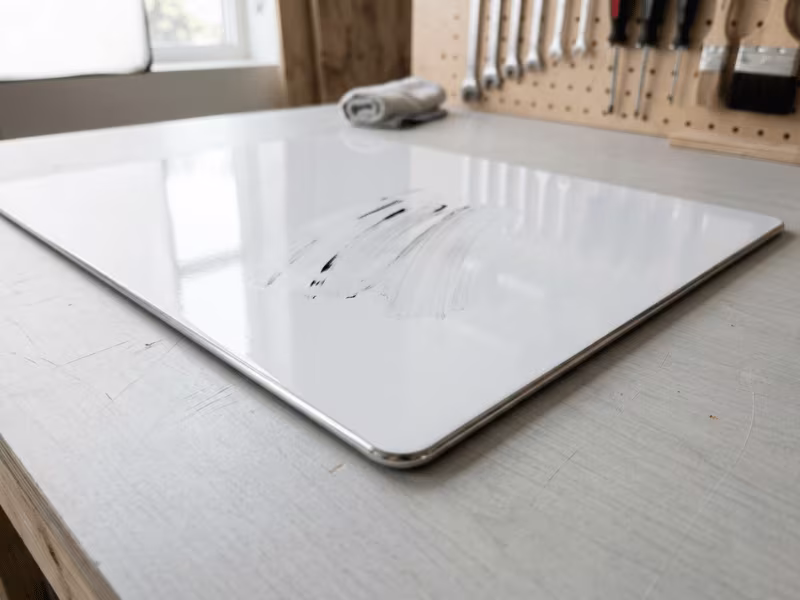 High gloss white whiteboard steel sheet