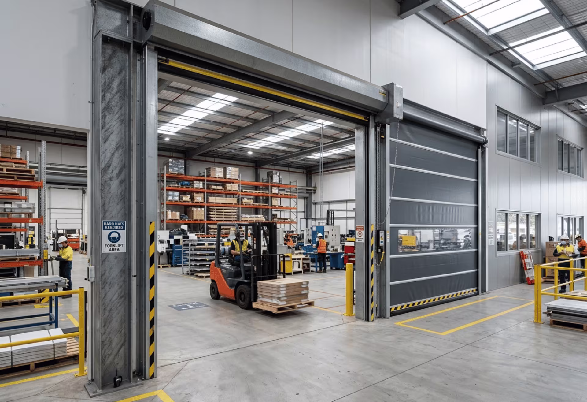 High speed industrial door