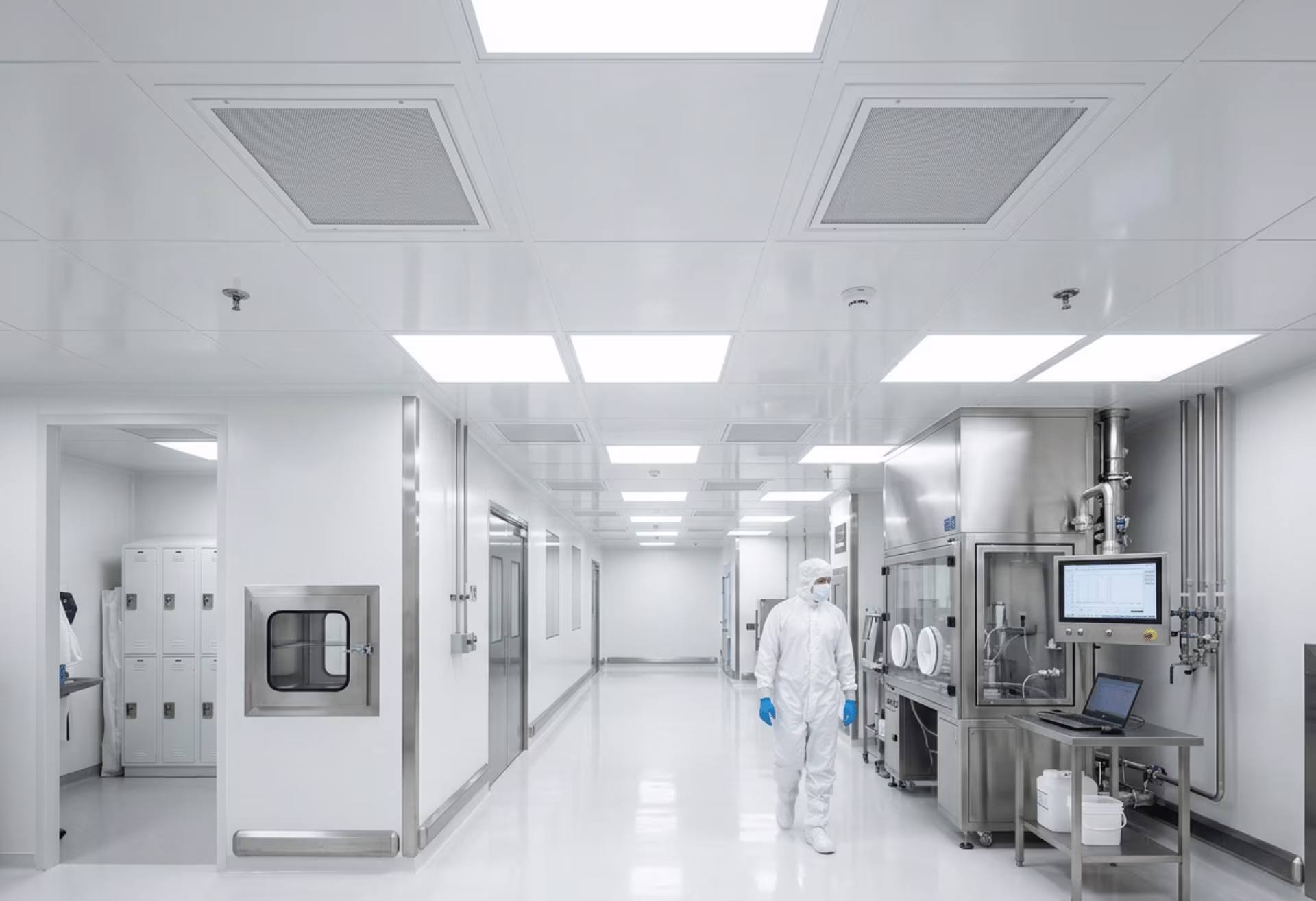 Hygienic ceiling panels