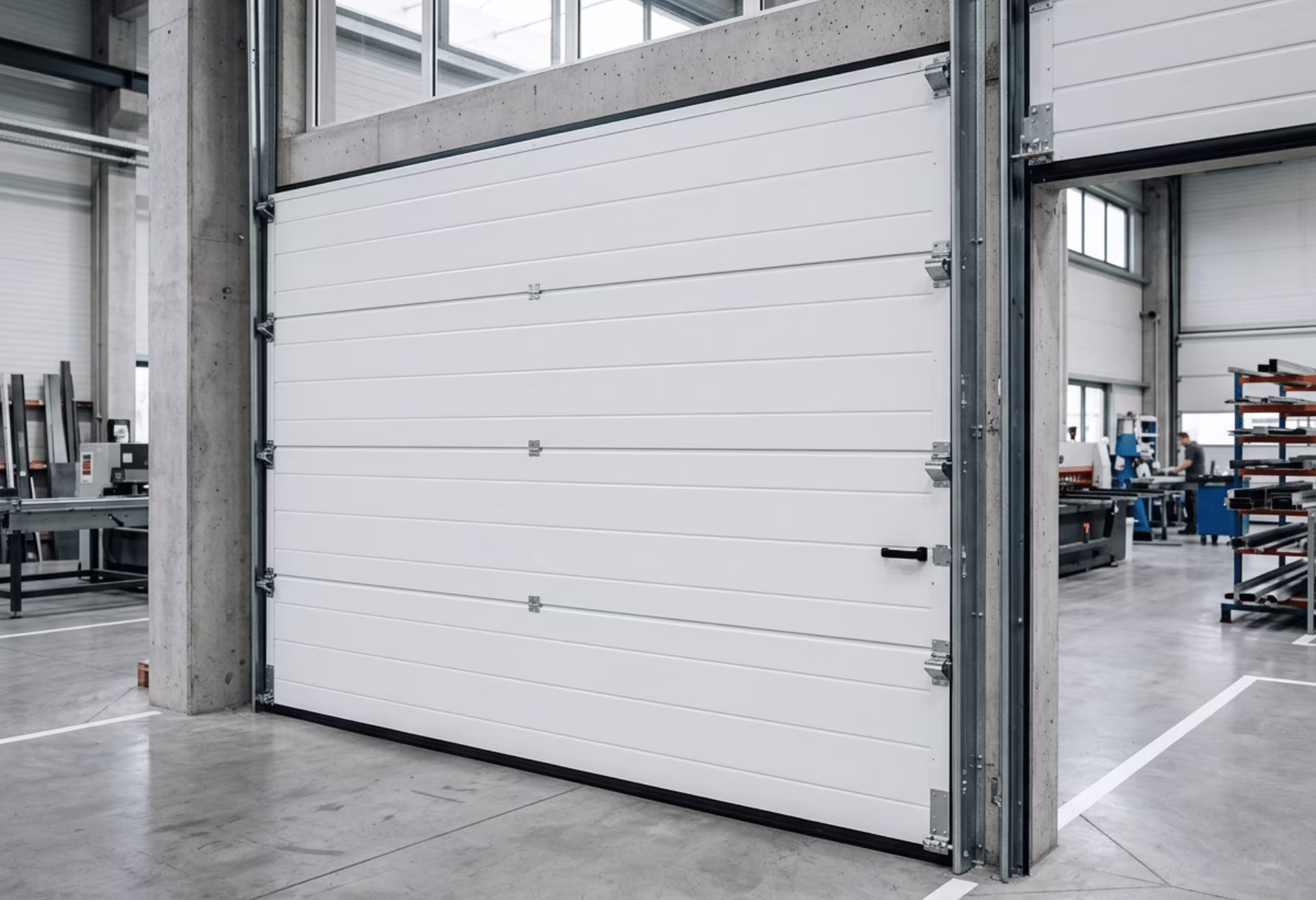 Insulated garage door panels