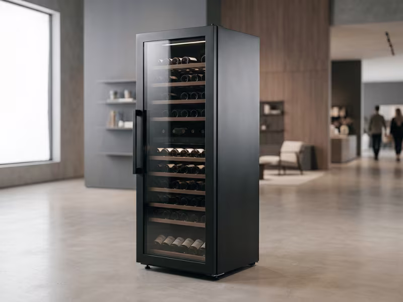 Matte display cabinet steel