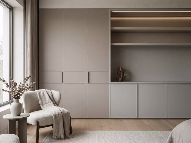 Matte furniture panels