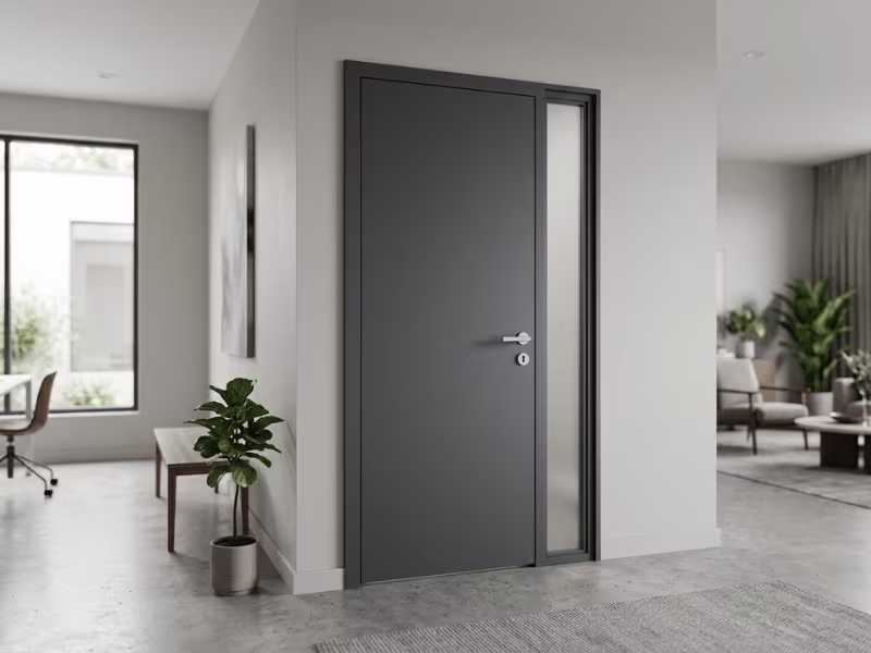 Matte interior door finish
