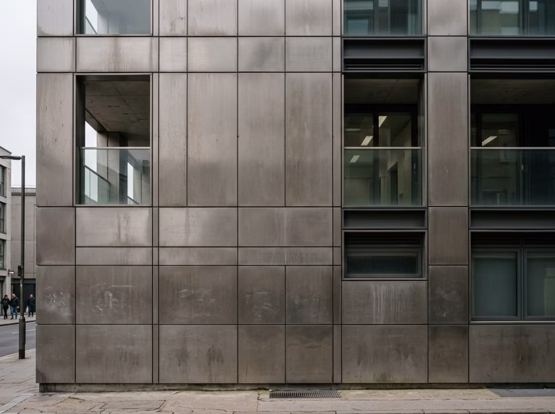Matte stainless steel building cladding Matte stainless steel building cladding