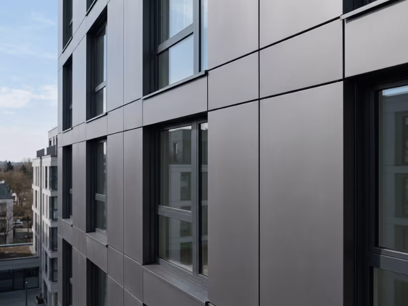Matte wall cladding