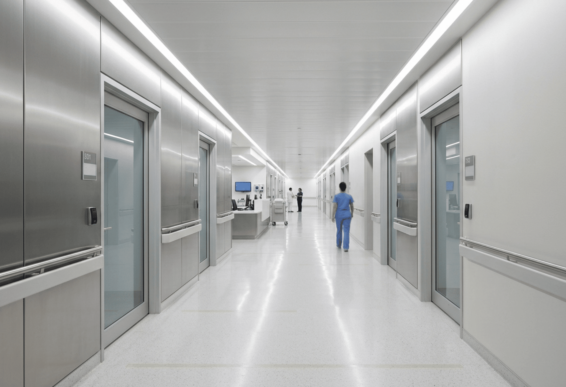 Medical cleanroom panels