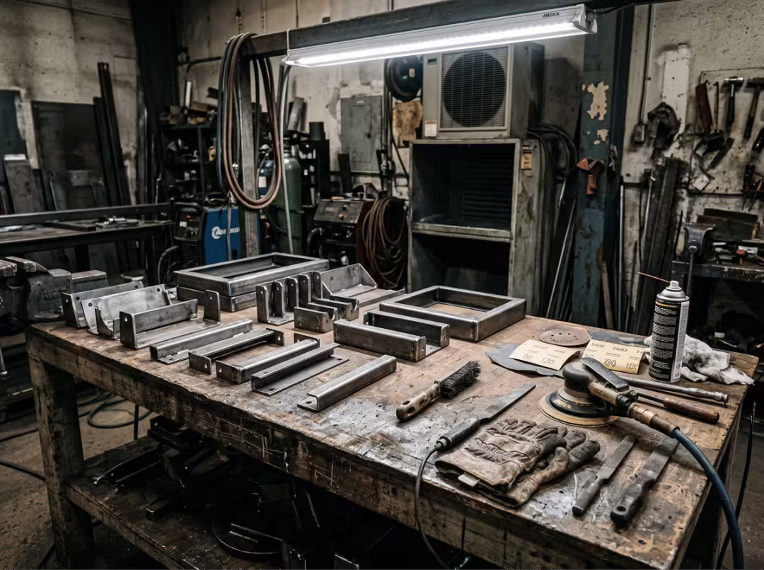 Metal prep for powder coating