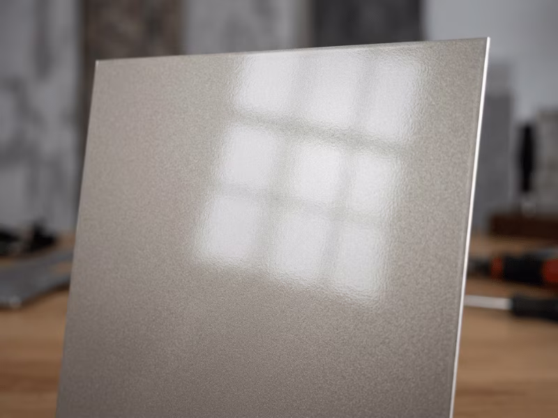 Metallic PVDF aluminum