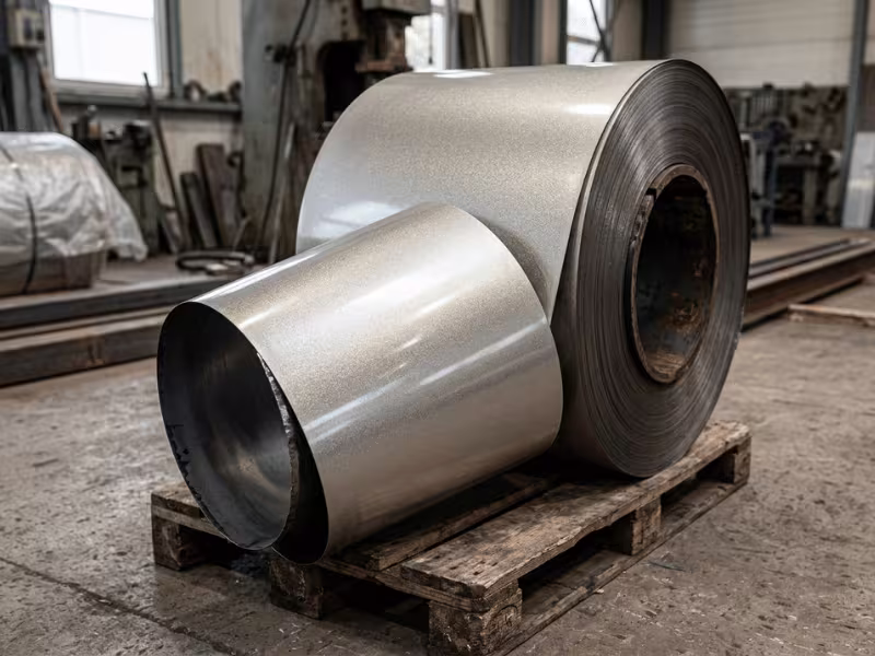 Metallic finish VCM steel coil