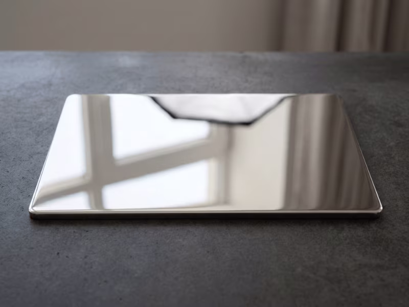 Mirror stainless finish