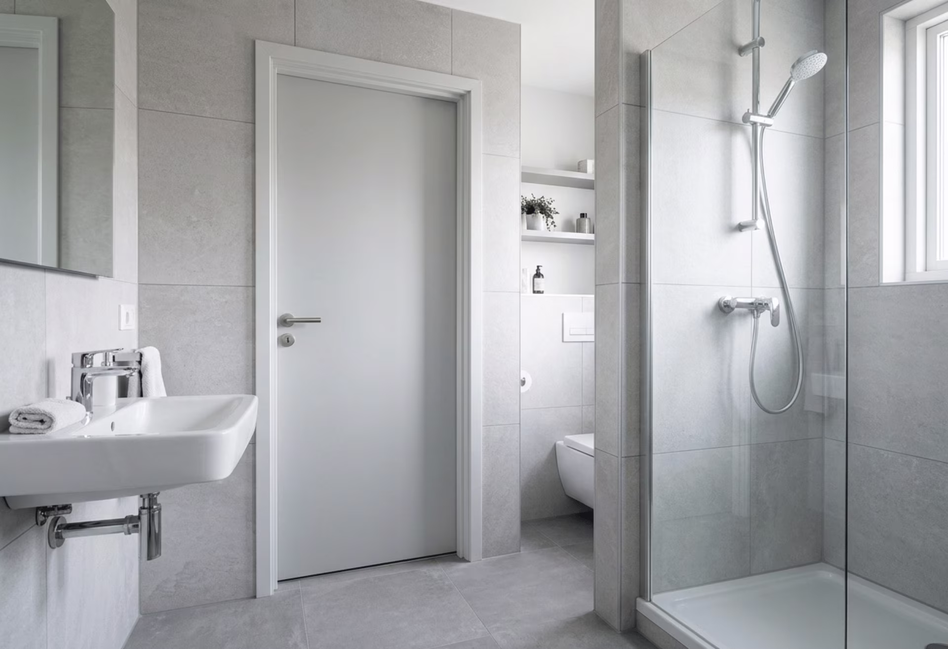 Moisture resistant interior door