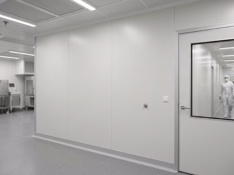PVC laminated cleanroom panel