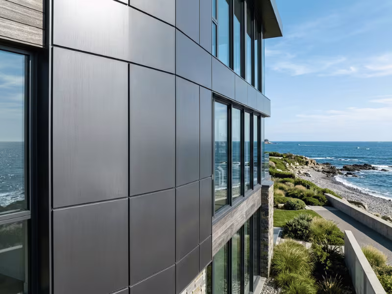 PVDF wall cladding