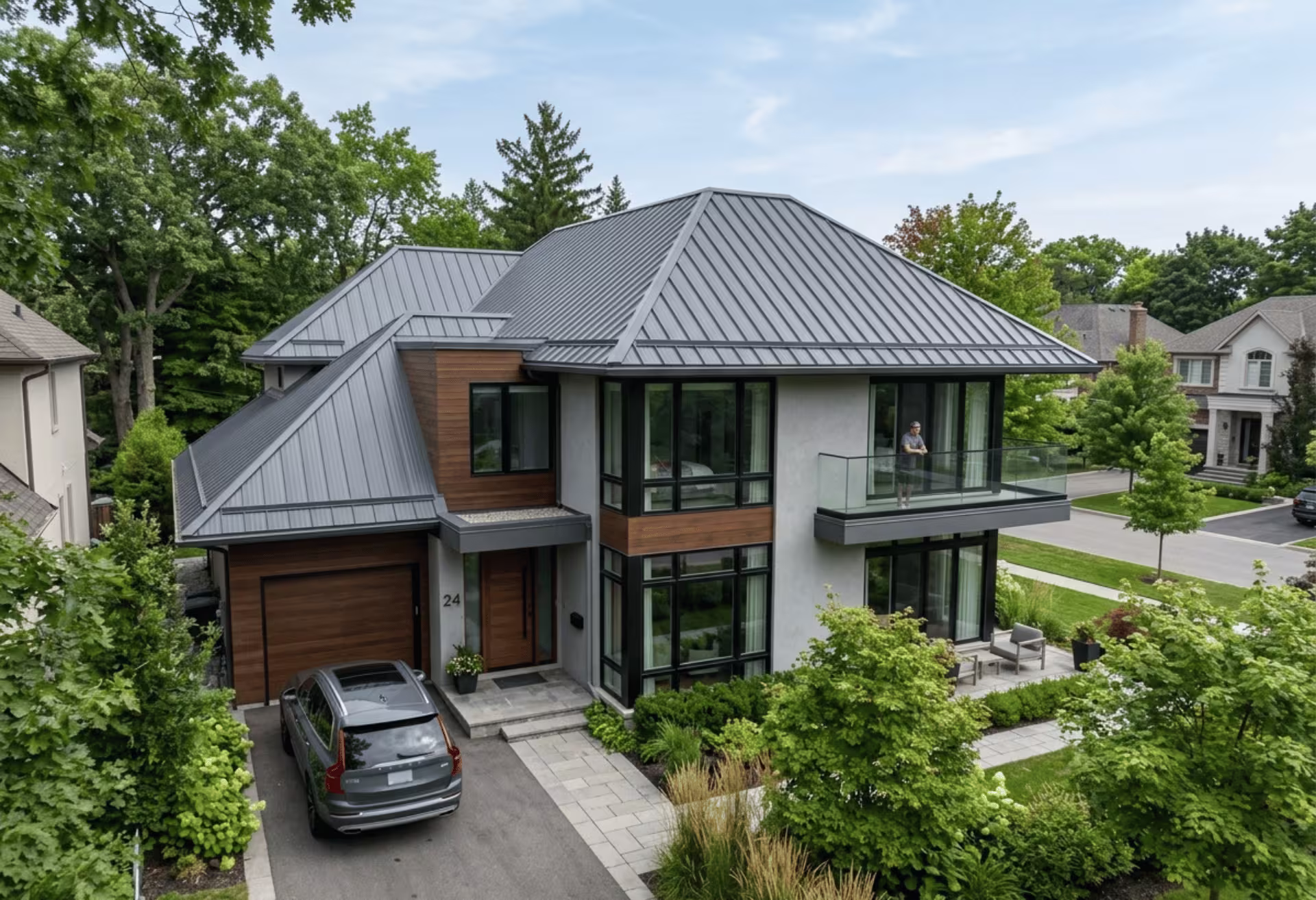 Residential metal roofing