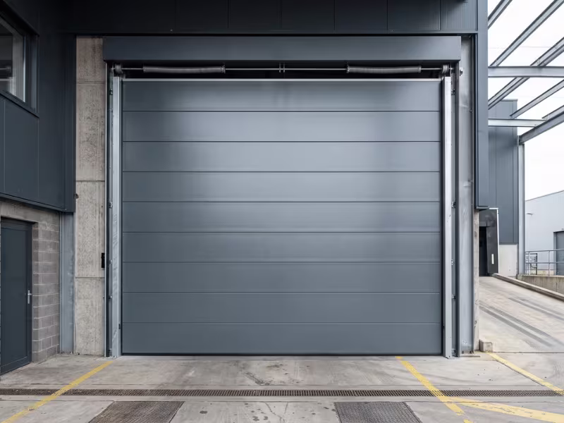 Smooth industrial door panels