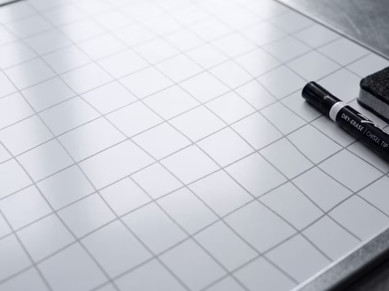 Square grid board steel