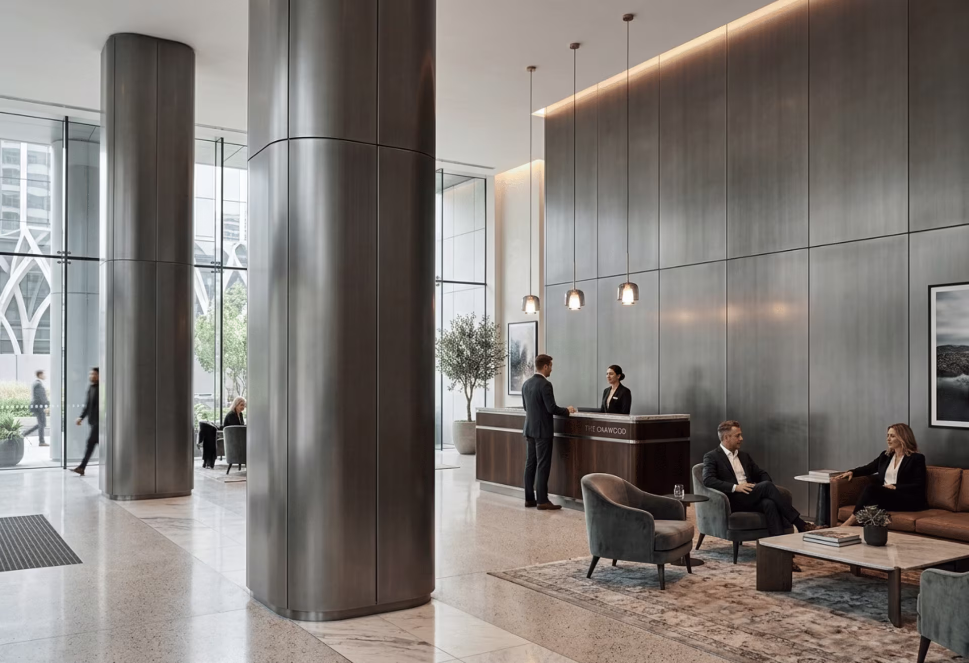 Stainless wall cladding