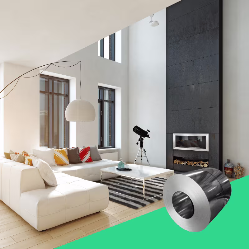 Steel for Interior Decoration