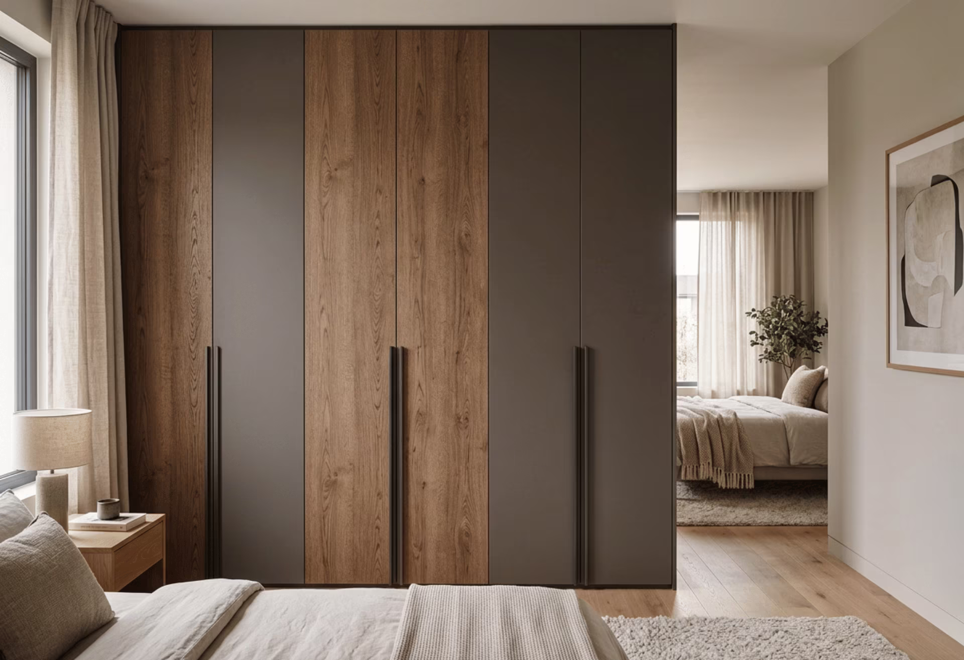 Wardrobe door panels