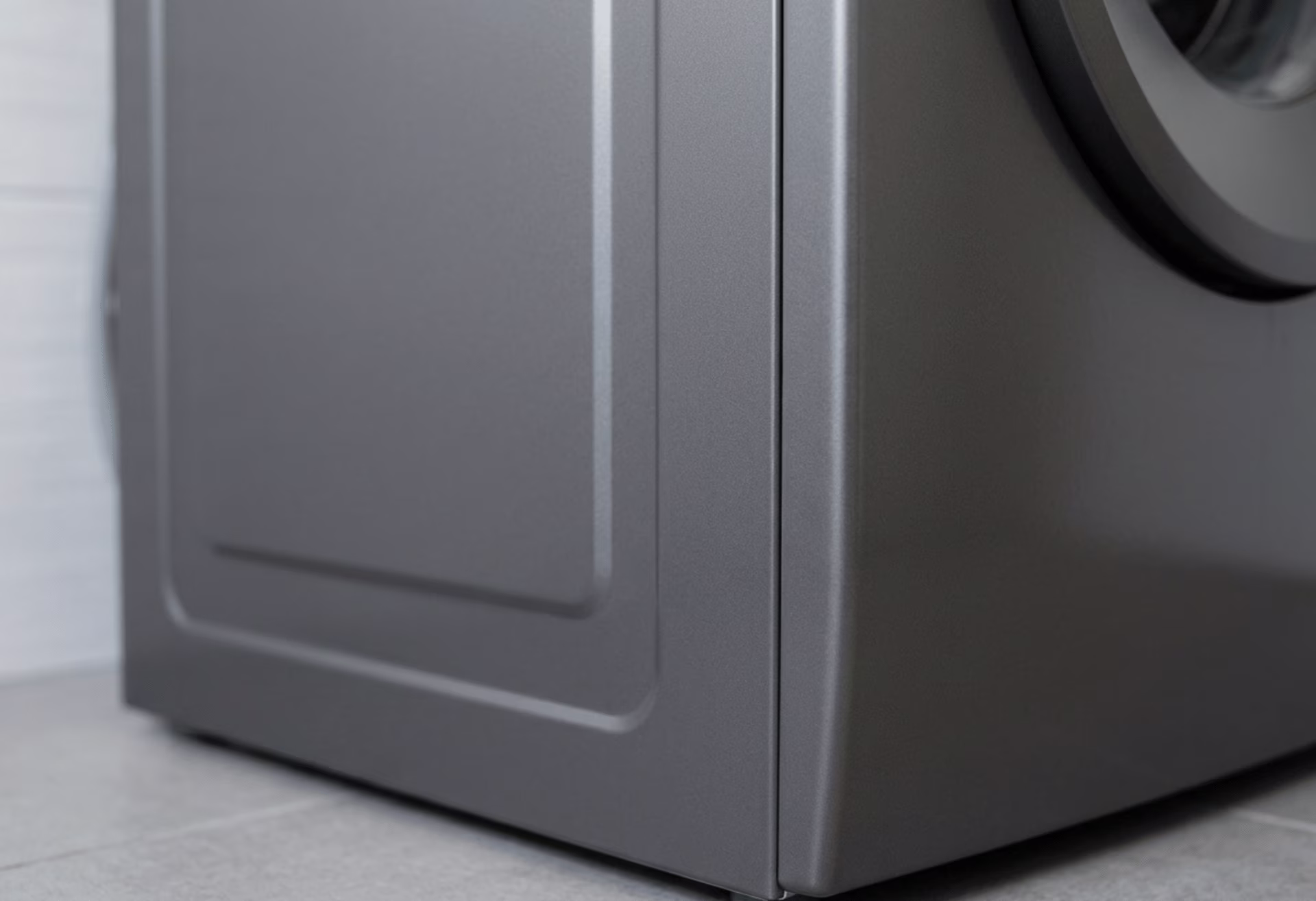 Washer side panel