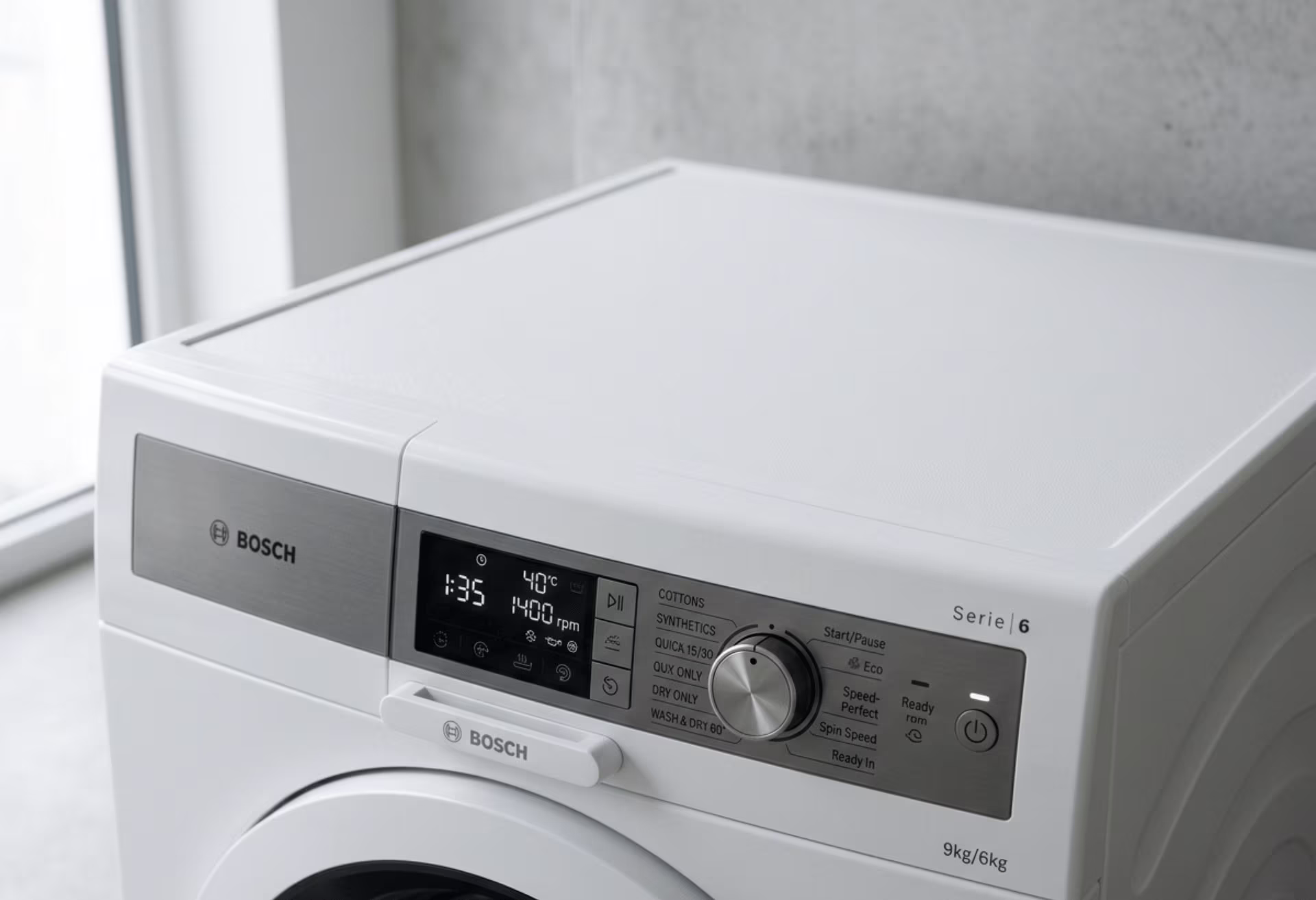 Washer top panel