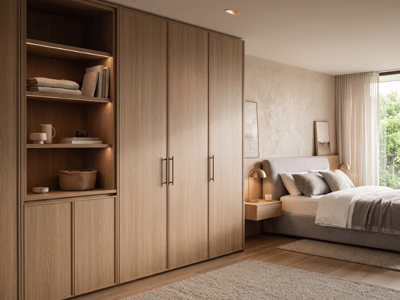 Wood grain furniture panels